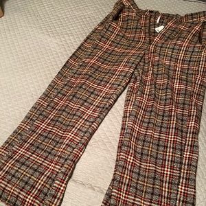 Free People Plaid Pants